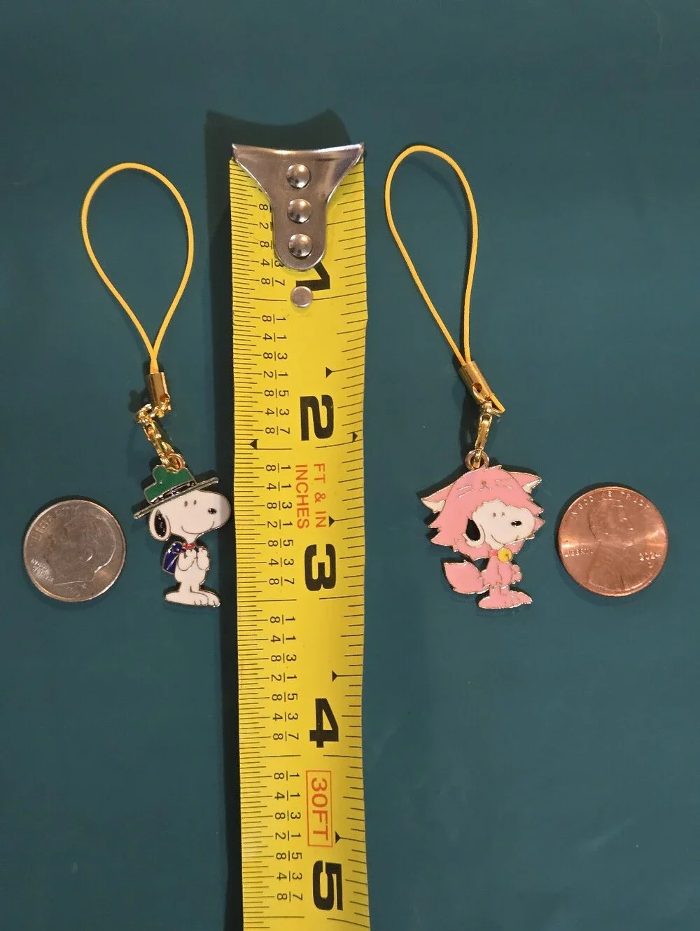 Peanuts: Snoopy Camping Or In Pink Cat Suit Phone, Bag Charm Or Keychain